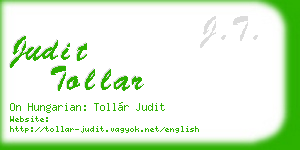 judit tollar business card