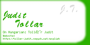 judit tollar business card